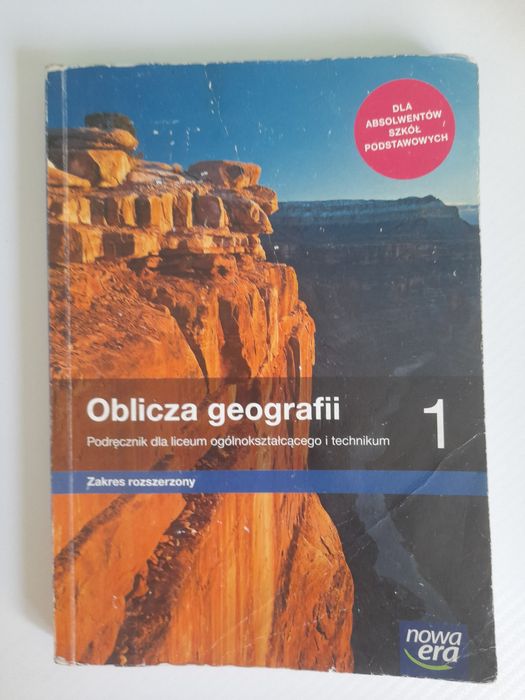Podręcznik Oblicza geografii 1 szk srednia zakr rozszerzony nowa era