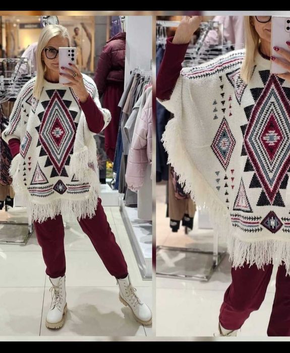 Poncho frędzle By o la la