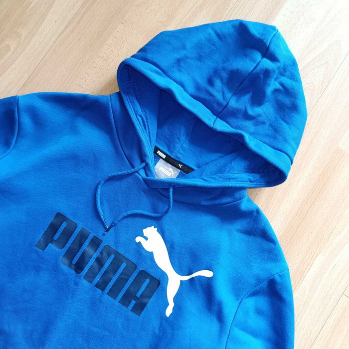 Puma Essentials Big Logo ciepła bluza kaptur kangurka L