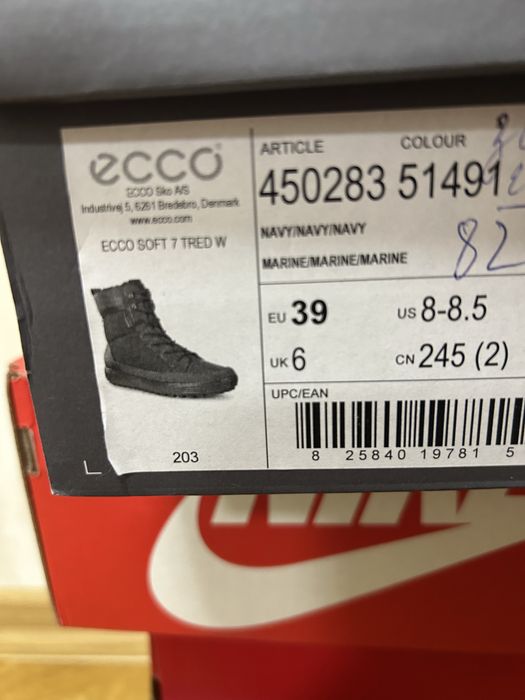 Черевики Ecco зима нові