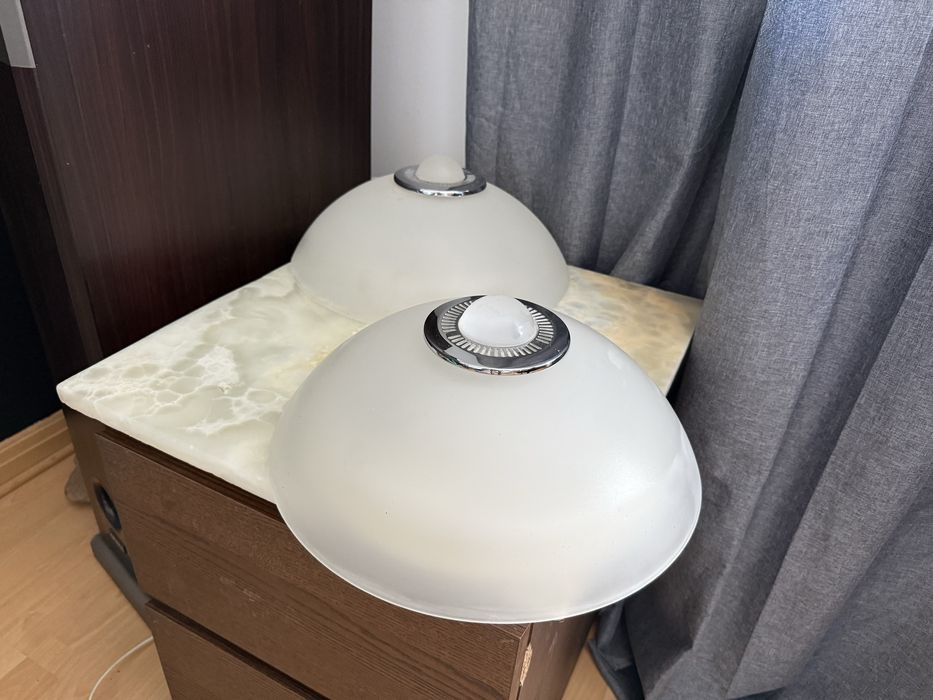 Lampy sufifowe 2x | biala | 30 Cm | plafon | zasilacz