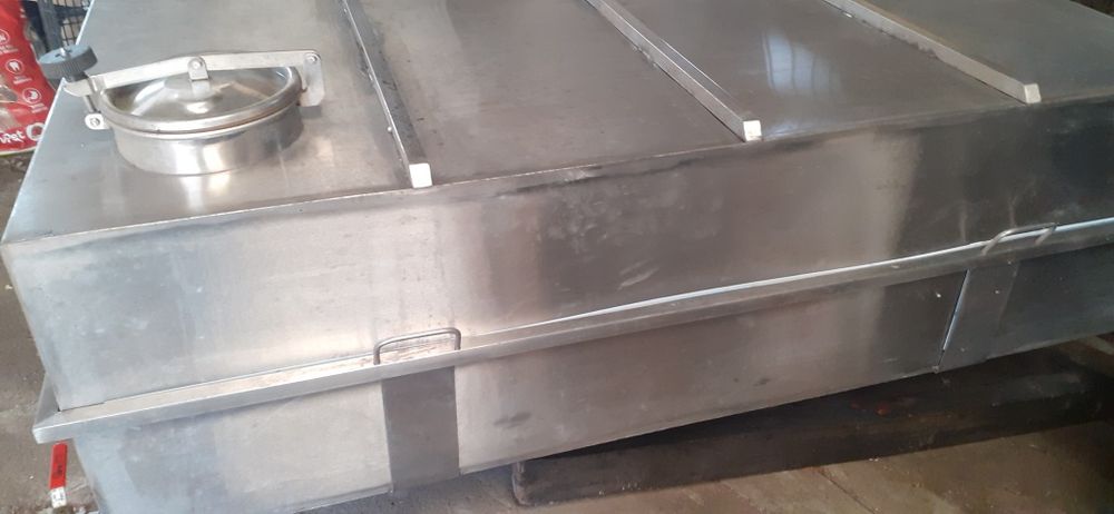 Deposito para transporte de liquidos alimentares em inox