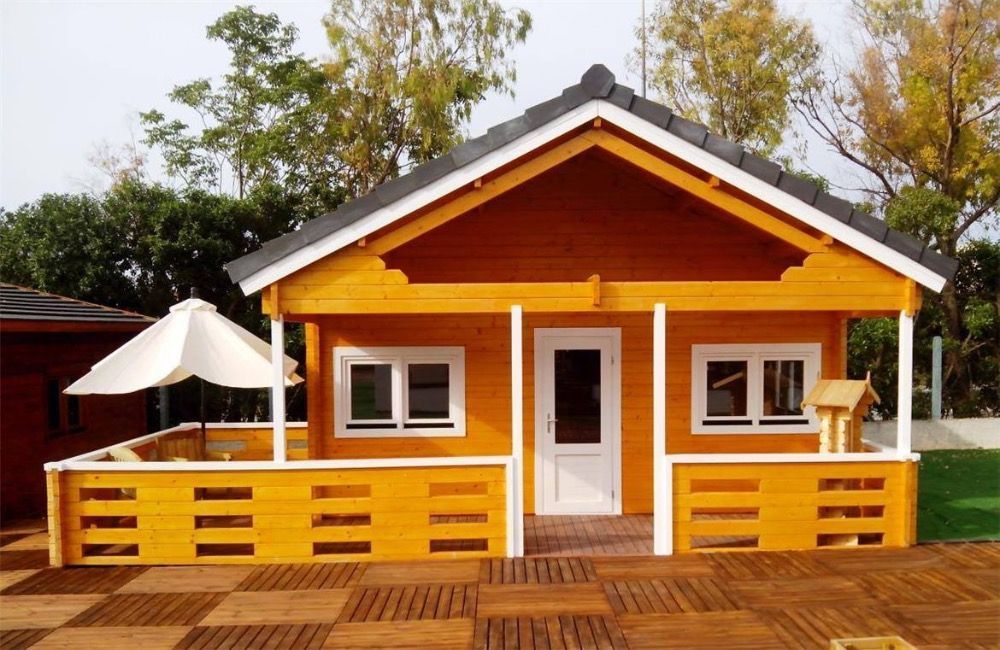 Casa de Madeira - Cabana de 47,3m2 (33m2+14,3m2)