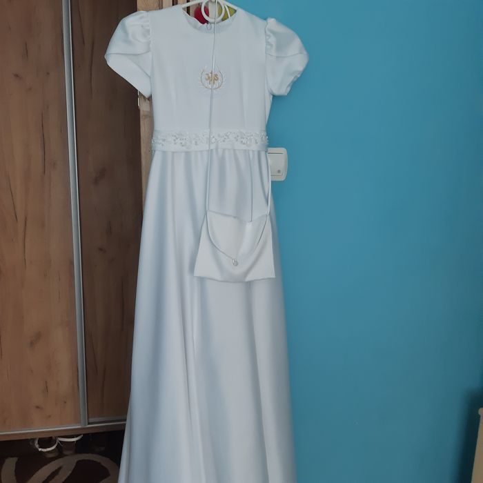 Komplet dziewczęcy na komunię rozm.140/146