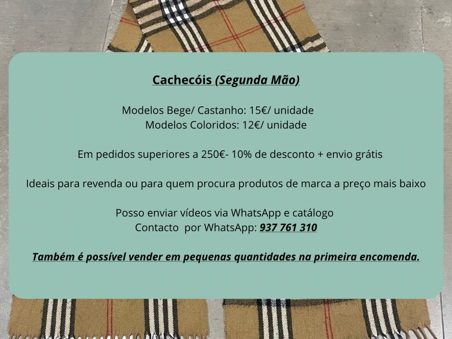 Cachecol Burberry Vintage