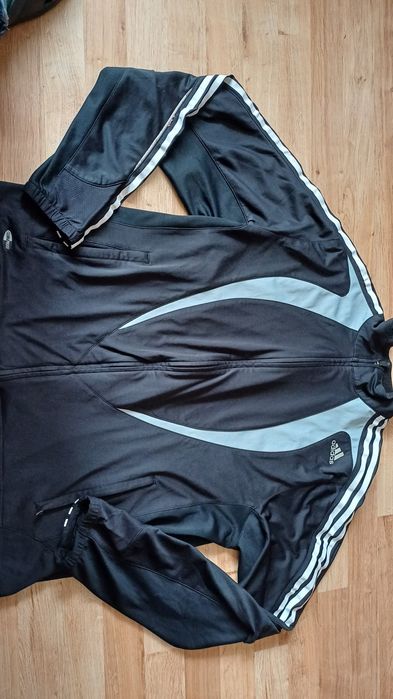 Kurtka męska bluza Czarna Adidas na zamek rozmiar XL