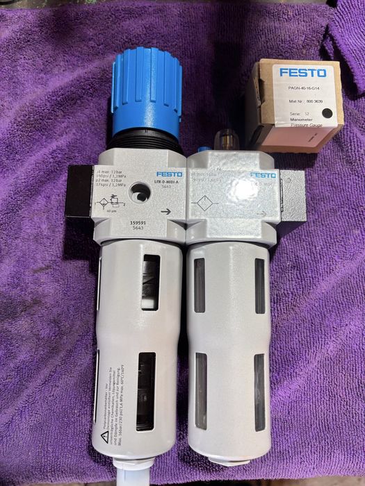 FESTO Блок підготовки повітря FRC-1/2-D-MIDI-A