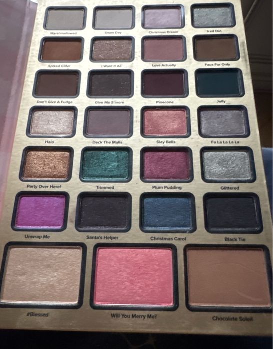 Палетка тіней Too Faced Best Year Ever 2018 + косметичка