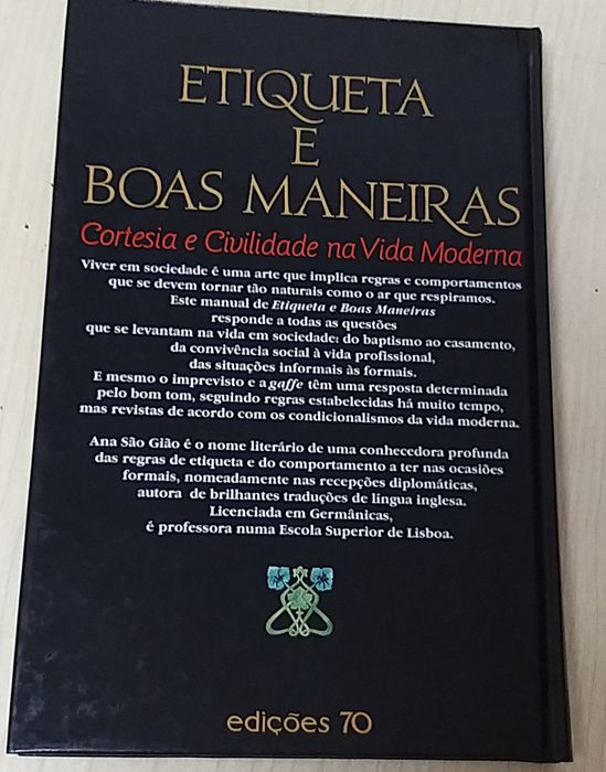 Etiqueta e Boas Maneiras.