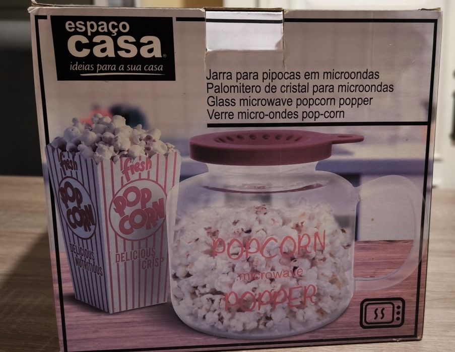 Jarro para pipocas microondas