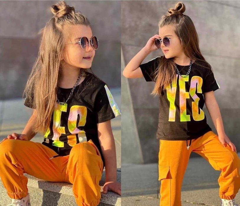 Komplet dziewczęcy 122/128