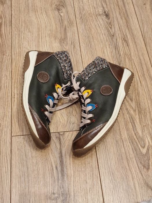 Botki sneakersy damskie Rieker Antistress  38