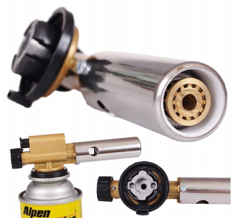 PALNIK GAZOWY ŻELIWNY opalarka na gaz kartusz ręczny