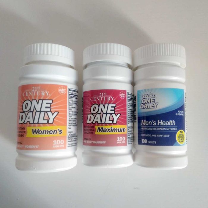 21st Century вітаміни One Daily ,  для жінок, чоловіків, 50+, 100шт