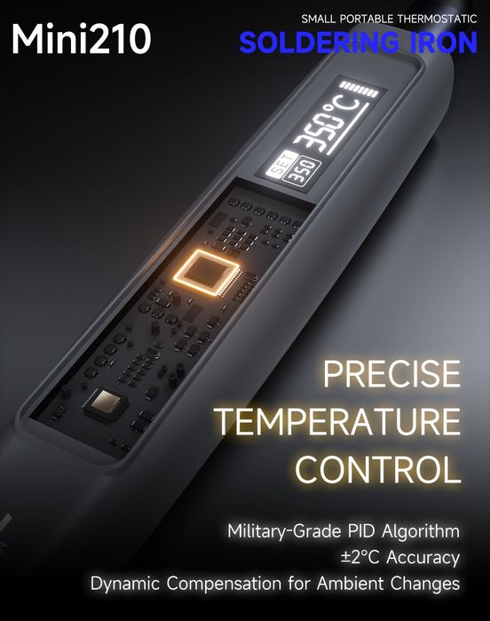 Mechanic Mini 210 смарт паяльник 40W