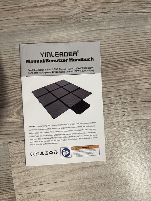 Портативная солнечная панель 200w