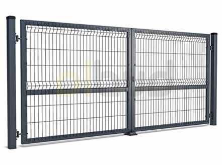 Panel 2D 6/5/6 RAL + podmurówka + słupek + obejmy kpl  Producent WALDI