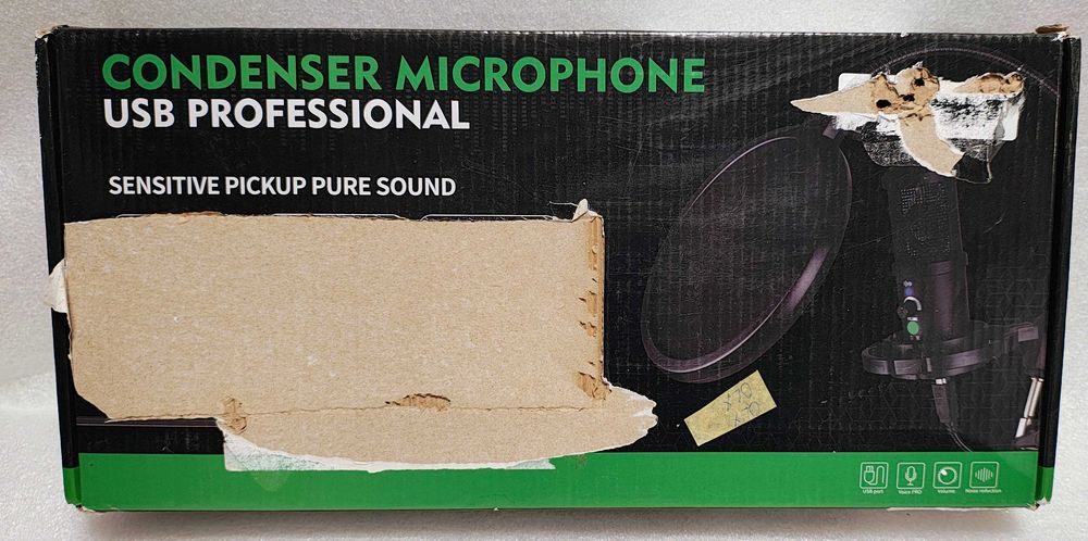 Aveek mikrofon kondensacyjny USB do PC, PS4, Mac i telefonu komplet