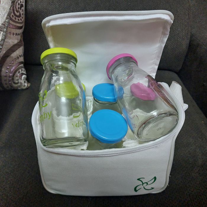 Garrafas de vidro bymbi