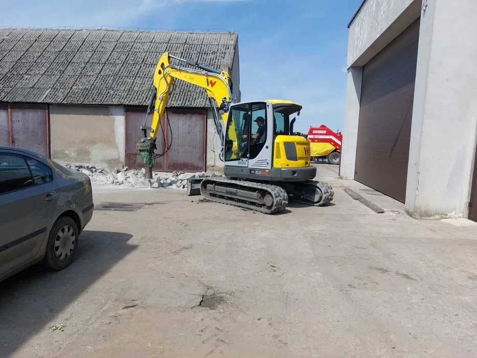 maszynowe kucie betonu, utwardzenie dróg, sprzedaż kruszywa, ziemi