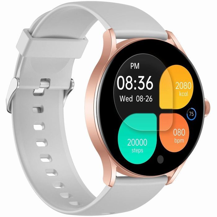 Smartwatch Gravity Szaro Różowy GT2-3 PRO Prezent Black weeks