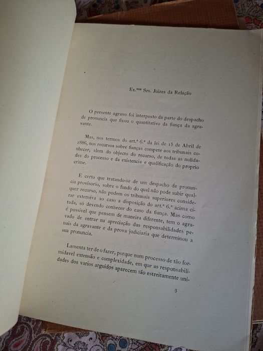 Livro de advogado Horta Osório sobre caso Alves dos Reis Banco de Angola