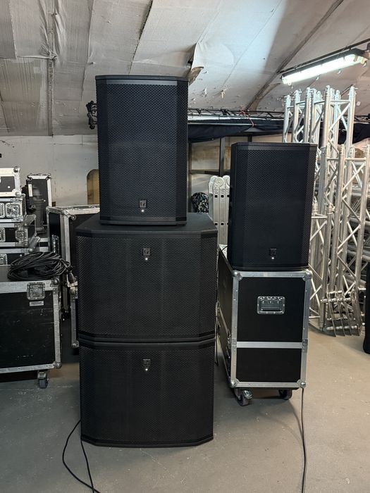 Electro voice 2x ETX 15P + 2x ETX 18SP + sztyce ESP-58 + pokrowce