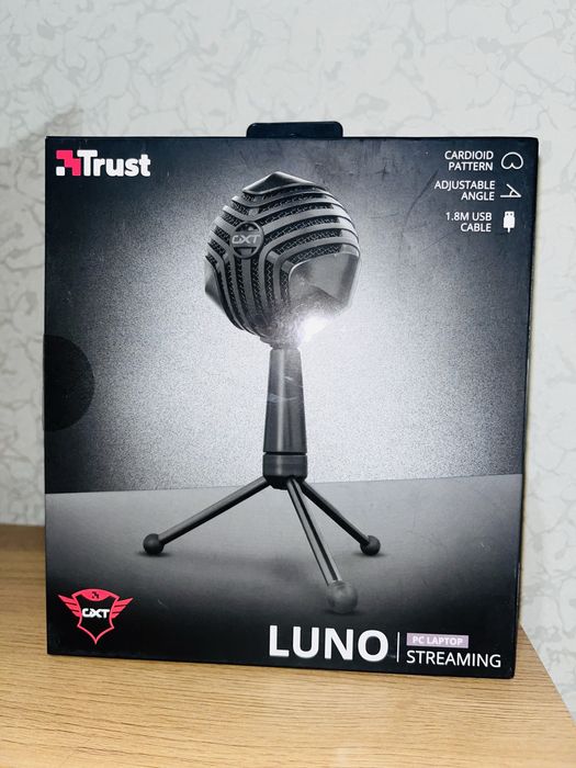 Комплект:Мікрофон геймерський TRUST GXT 248 Luno USB+POP фільтр