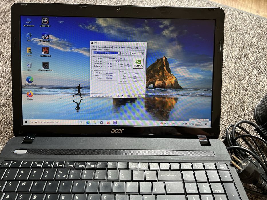 Laptop Acer Aspire E1-571G - Win10 / i5 /Nvidia GT 620 /SSD / 16Gb Ram