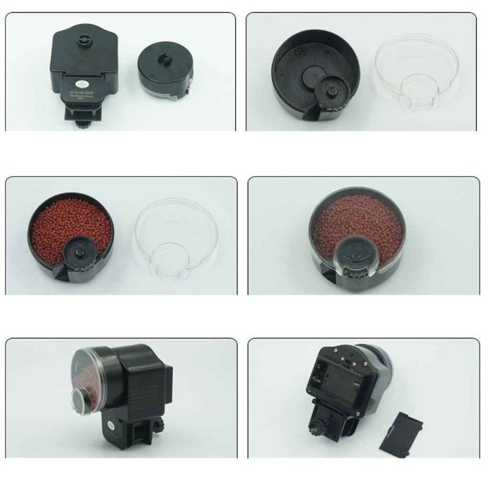 Alimentador automático eletrónico para aquário peixes tartaruga NOVO