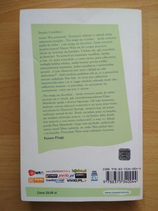 Fannie Flagg - Nie mogę się doczekać...