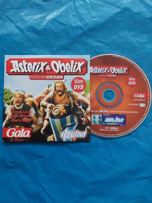 płyta DVD dla dzieci Asterix i O belix kontra Cezar