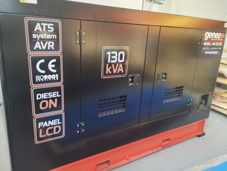 AGREGAT GENEZ  model AN -S3/130 kVA stan idealny