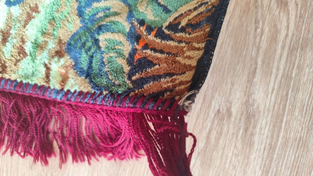 Tapeçaria / Tapete de Parede Vintage Leão (Anos 70)  Estilo Retro / Boho Chic