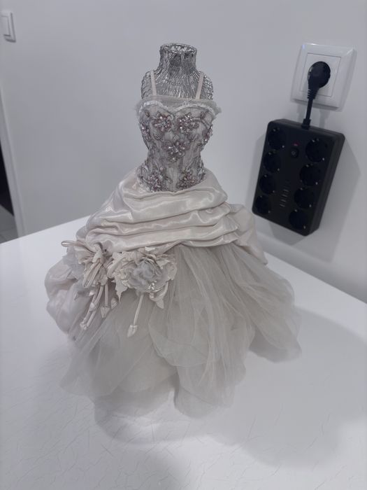 Vestidos de noiva em miniatura – Conjunto 2 peças decorativas