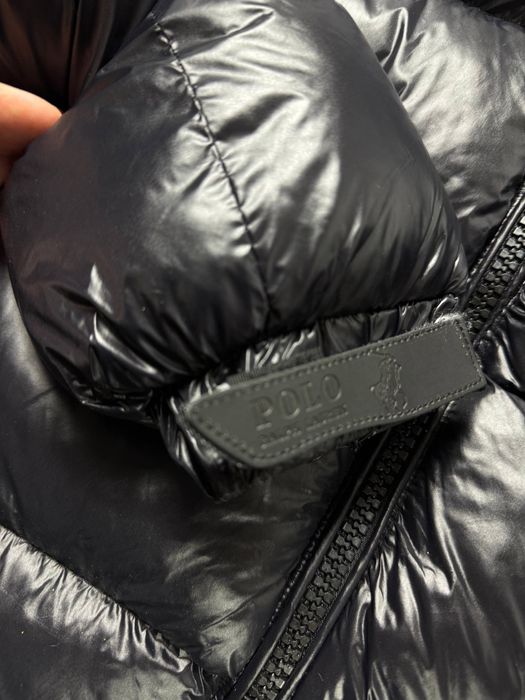 ‼️БЕЗ ПЕРЕДОПЛАТ‼️ Пуховик Polo Ralph Lauren глянець / Ральф Лорен