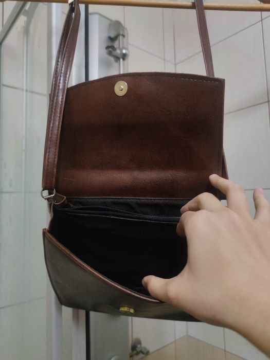 Skórzana ekologicznie torebka torba dla kobiet eko produkcji, licowana