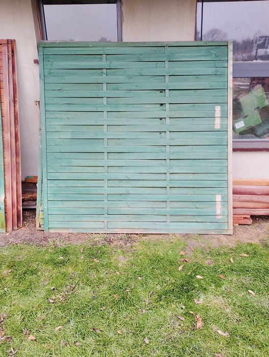 Płot lamelowy 180x180