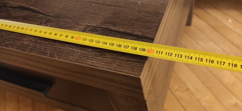 Ława Balin 110x60 z szufladami dąb monastery/dąb czarny