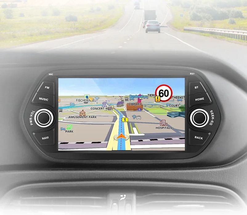 Rádio Android Auto Fiat Tipo 2015-18 Carplay GPS Wi-Fi 2/32GB NOVO