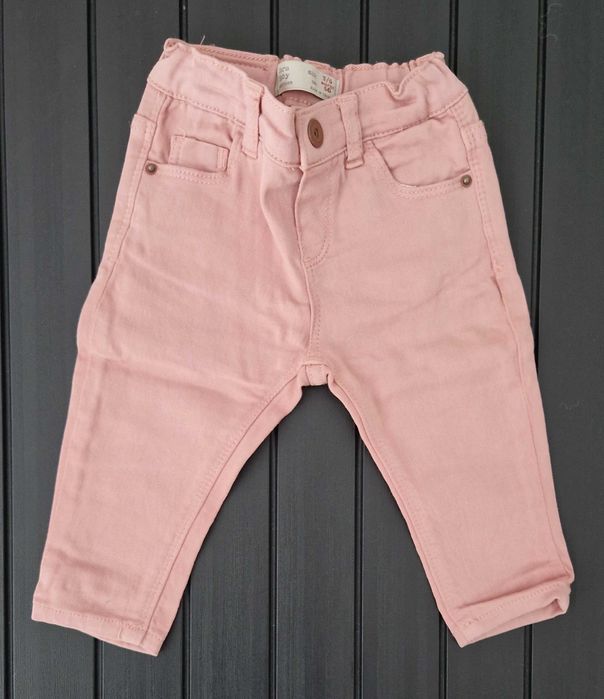 Calças de ganga rosa de Menina Tamanho 3/6 Meses - ZARA