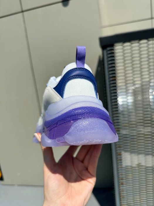 Buty Balenciaga Triple S clear sole violet