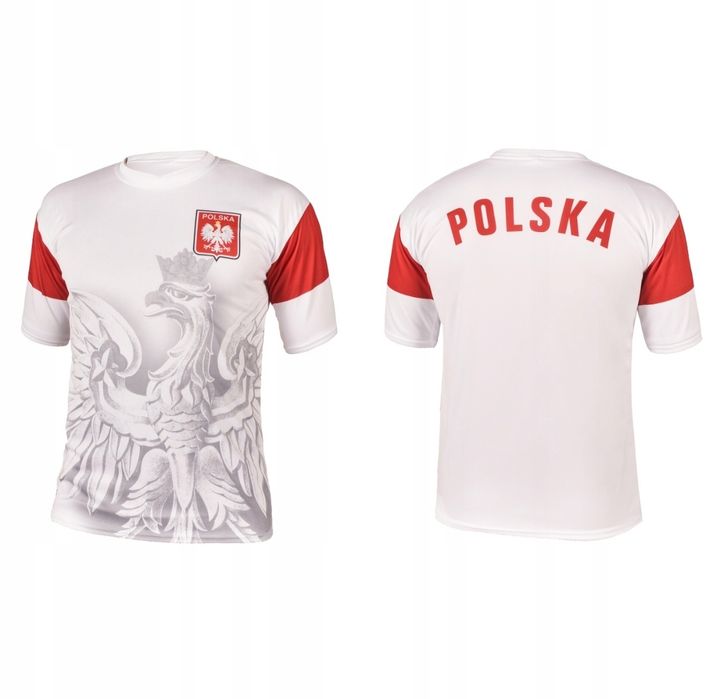 Koszulka sportowa kibica Polski rozm. XXL