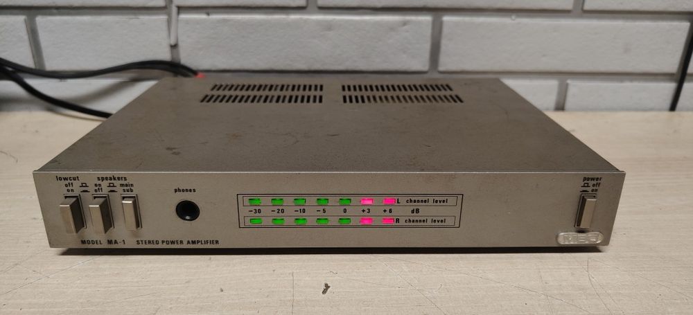 Końcówka mocy MBO MA-1. Stereo. Japan