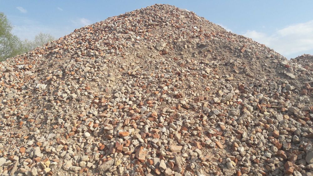 Gruz mielony, ceglany zmieszany 0-63