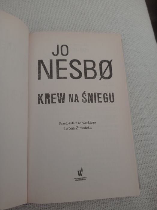 Krew na śniegu - książka, kryminał