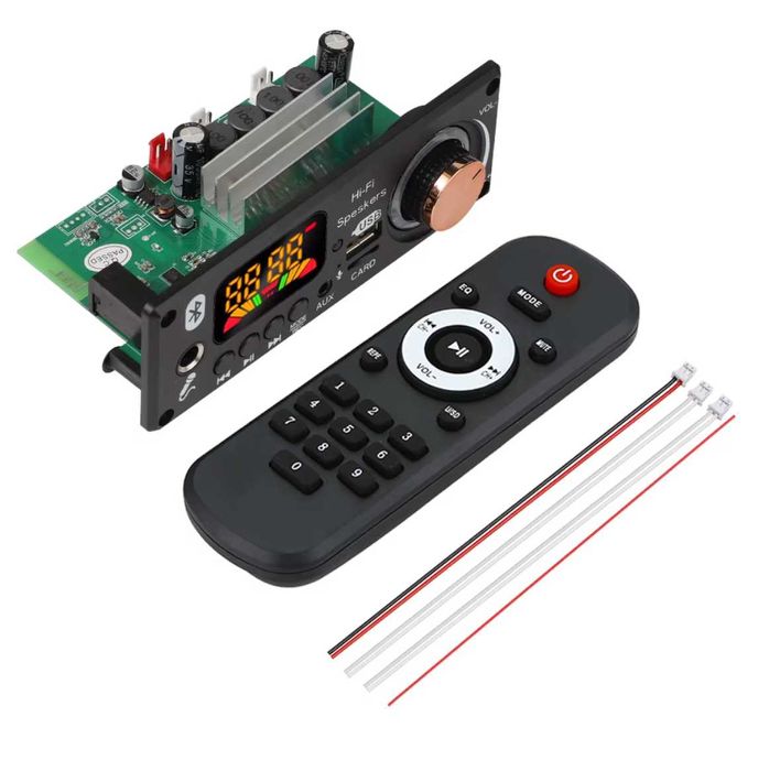 2*80W 160W з підсилювачем! Bluetooth 5.1 MP3 модуль декодер