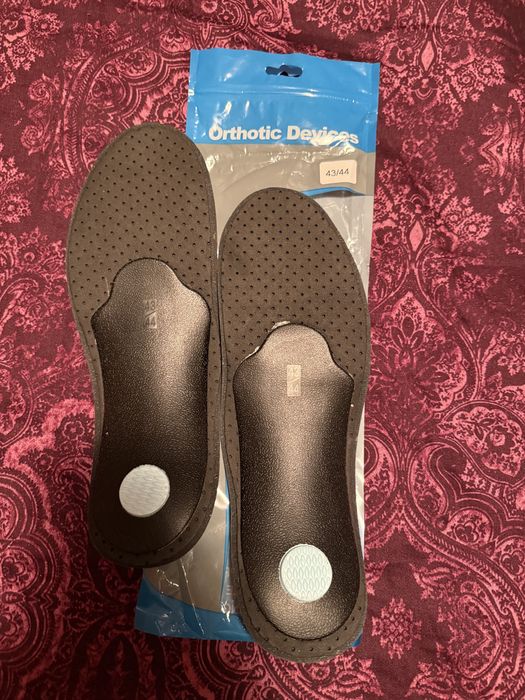 Skórzane Ortopedyczne wkładki do butów roz. 43/44