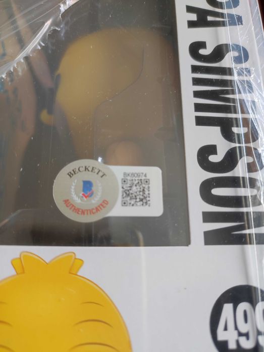 Funko Grampa Simpson autografado pelo voice actor Dan Castellaneta