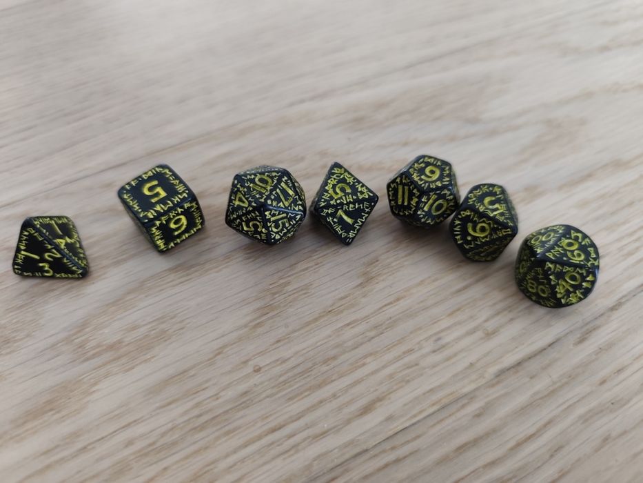 Zestaw kości do RPG